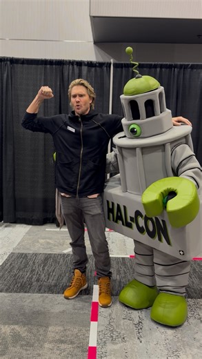 57K views · 666 reactions | Now it’s official! Staff member @chadmichaelmurray is checked in and ready to help! #HalCon2025 | Hal-Con Sci-Fi Fantasy Association | Facebook