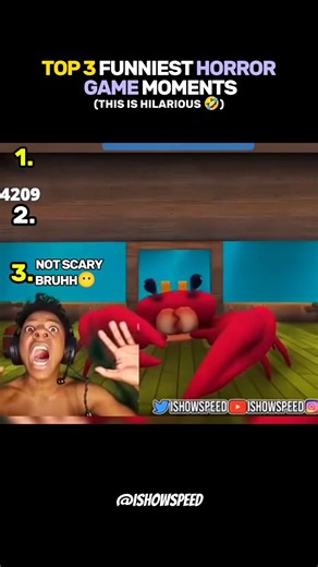 Top 3 Funniest Horror Game Moments 😭💀 (👀 It's Not That Scary Bro 💀) #funny #gaming #horrorgaming
