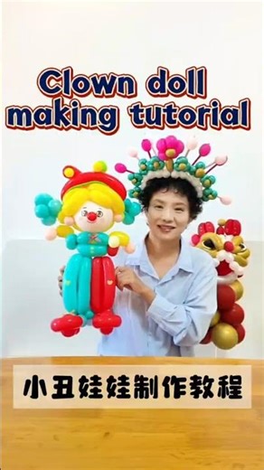 Clown doll making tutorial