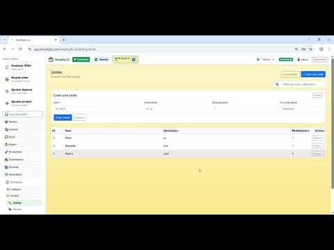ShopByJLC #06 – Comment configurer les unités dans ShopByJLC (bouteille, pack, carton).