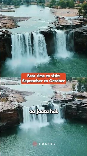 World's widest waterfall in #India | Zostel Top 50 | Ep 18 #chhattisgarh #chitrakoot