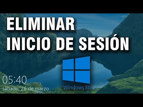 COMO ELIMINAR INICIO DE SESIÓN de WINDOWS 10 Disable Windows 10 Login Password 🖥️🐻