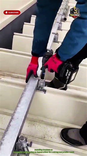 How to Install Brackets on Corrugated Roofing for a Strong & Precise Fit #construction