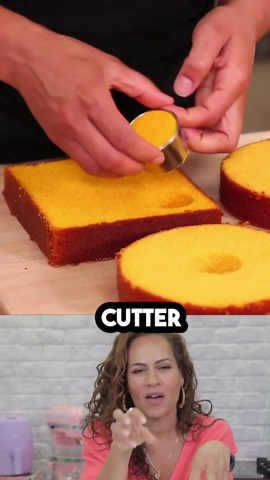 this pineapple cake looks real down to its core!