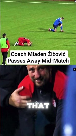 Unspeakable Tragedy: Radnički 1923 Coach Mladen Žižović Passes Away Mid-Match #football #sad #Traged