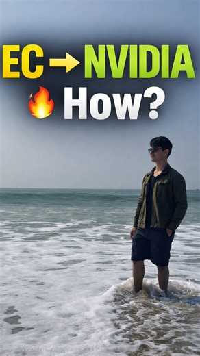 Shobhit on Instagram: "🎥 Full video on YouTube https://youtu.be/a9yKMwEL1c8 If you are not able to copy the link then you can navigate to my profile bio. EC background. Big dreams. Relentless discipline. 🔥 From college classrooms to NVIDIA, this journey proves one thing — it’s not about luck, it’s about consistency. If you’re an EC student or an engineer trying to level up, this conversation will change how you think about your career. #nvidia #engineeringcareer #techpodcast #engineerlife #con