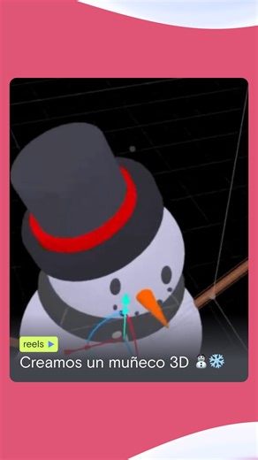 Kodland Latinoamérica on Instagram: "De 2D a 3D ⛄✨ Así creamos un muñeco de nieve usando formas 3D, Shape Blend y mucha creatividad. En Kodland, niños y adolescentes aprenden diseño y programación creando proyectos desde cero. #KodlandLatam #Diseño3D #AprenderCreando #ProgramaciónParaNiños #CreatividadDigital #STEAM #EducaciónDigital #NiñosCreadores"