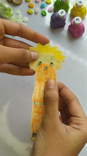 #diy #hanging puppet craft idea