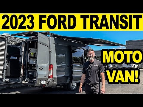 2023 Ford Transit - CUSTOM MOTO VAN! Full Exterior & Interior Walkaround Review