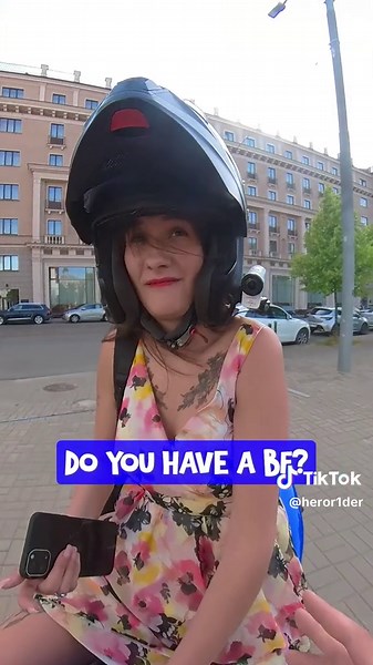 Girl 23 - Summer Dress Ride on SportBike | Emotional Encounter