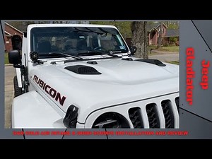Jeep Gladiator S&B Cold Air Intake with Hood Scoops Installation and Review