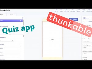 How to make a quiz app| Thunkable X| 2021