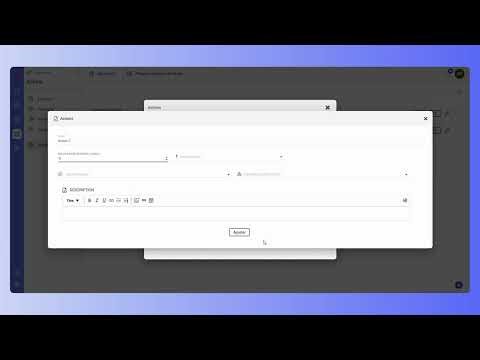 Tuto : Création modèle de plan d'actions