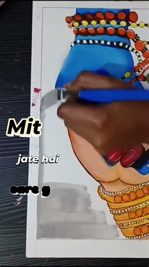 Aram ata hai dedar se tere....! Mit jate hai sare gam!🎨🖌️📝✏️🖊️❣️😎😌🫠#artlovers #trendingshorts♥️♥️♥️