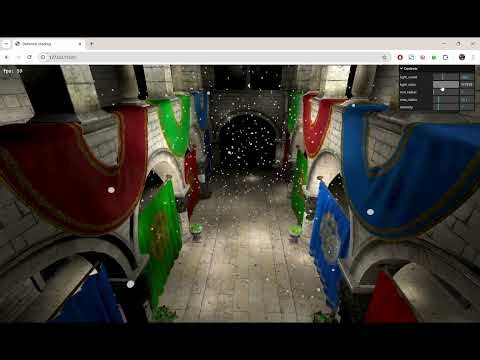 Deferred Shading Pipeline in WebGL2 (Rust + GLSL)