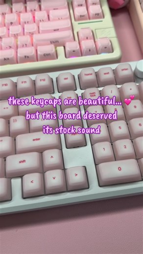 Keycap Dilemma: Preserve Stock Sound or Customize?