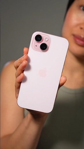 The iPhone 15 (in pink) is here!