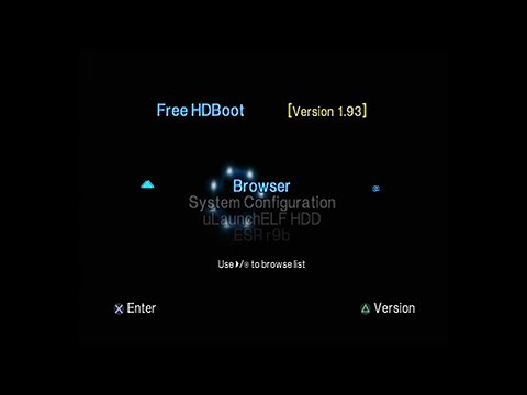 FreeHDBoot FHDB (FreeMCBoot FMCB) PS2 (PlayStation 2) Fhat (fat) black screen fix.