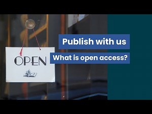 What is open access?