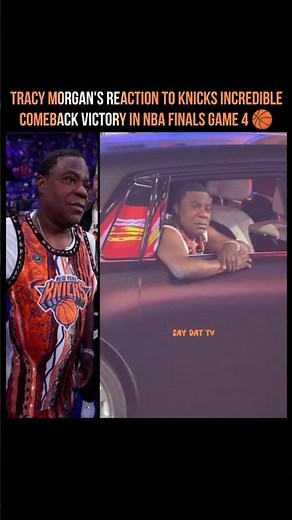 Tracy Morgan Cries Tears of Joy as Knicks Make Historic Comeback in NBA Finals .