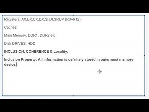 Memory hierarchy Technology