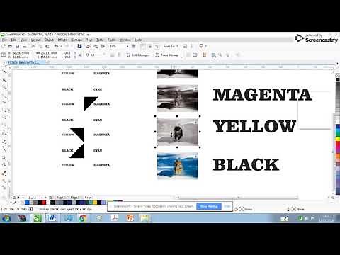 How to check color separation of image for offset gradation in coreldraw