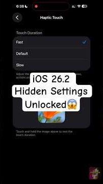 iOS 26.2 Hidden Setting UNLOCKED! (The Secret Trick for Faster iPhone) #ios262 #iphonetips #ios26