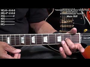 How To Play INTERSTATE LOVE SONG Stone Temple Pilots Guitar Tutorial ‪@EricBlackmonGuitar‬