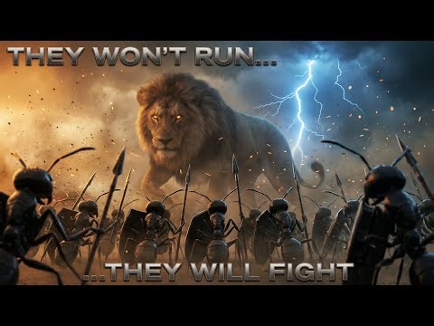 Ant Army vs Giant Lion – The Last Stand 