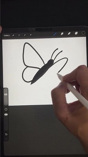 How to Draw a Butterfly -Speed Demo.