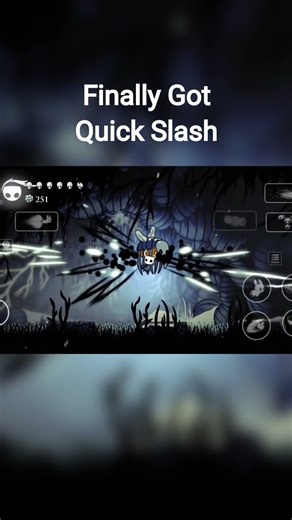 finally Got Quick Slash🐢 #hollowknight #silksong #clickbait #shorts
