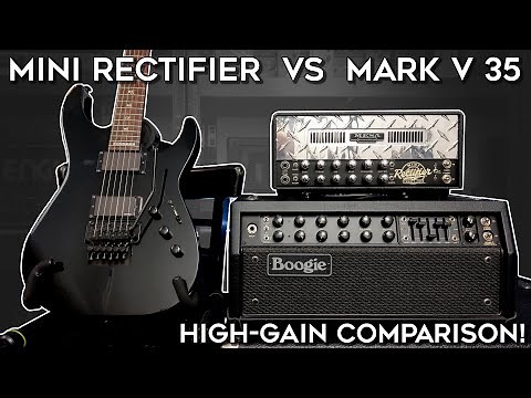 Mesa Boogie Mini Rectifier vs Mark V 35! (Mini METALLICA Rigs!?)