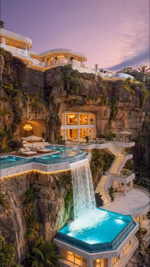 TheBuildUp on Instagram: "Engineering or Magic? The Impossible Architecture of Cliffside Construction. From drone scanning to vertical drilling and heavy steel framing. Watch how modern engineering conquers the most dangerous terrain on Earth. The final waterfall system is pure genius. #thebuildup #homebuilding #constructionlife #ai #architecturelovers #exterior #timelapse #buildprocess #generativeai"