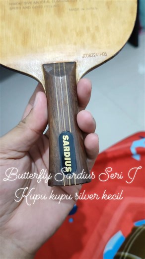 Butterfly Sardius Kupu kupu silver kecil. Kondisi mulus, masih bagus. Monggo #fyp #reels #tenismeja #pingpong #butterfly | Andit Ari Sandi