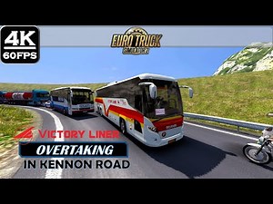 ETS2 Victory Liner Bus Trip to Baguio | Dangerous Driving to Kennon Road | PH Bus Mod Download 2021