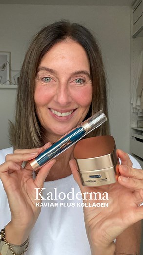 Katja Schoffro on Instagram: "Werbung. Heute stelle ich euch die neue Kaloderma KAVIARPLUS KOLLAGEN Anti-Aging Pflegelinie von @kaloderma.skincare vor. Mit Kaloderma verbinden mich viele Erinnerungen aus der Kindheit. Umso schöner, dass ich die Pflegelinie jetzt wieder neu für mich entdeckt habe. Sie beinhaltet viele luxuriöse Wirkstoffe wie Kaviar, Hyaluronsäure, Kollagen und einen Algen-Aktivkomplex. Mit dem Code: KATJA15 bekommt ihr bis zum 11.12.2022 15% und bis zum 31.12.2022 ist versandkos