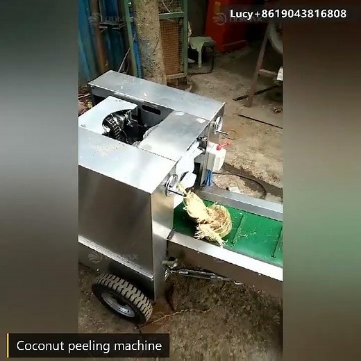 Industrial Coconut Husking Machine Brown Coconut Peeler Coconut Skin Removing Machine