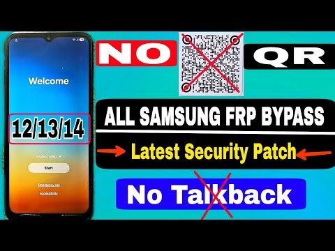 No QR & No Talkback Latest Frp Step💥 All Samsung FRP Bypass 2025 | Android 12/13/14 | Full Working