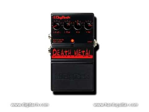 Digitech Death Metal pedal Demonstration Review - Metal Distortion pedal (stompbox)