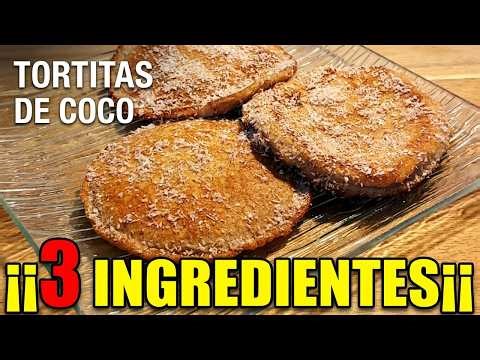Tortitas de coco con 3 ingredientes