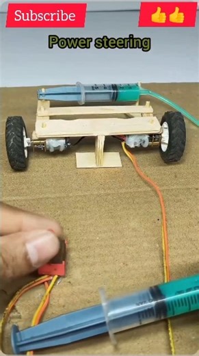 Homemade Power Steering #project #dcmotor #experiment