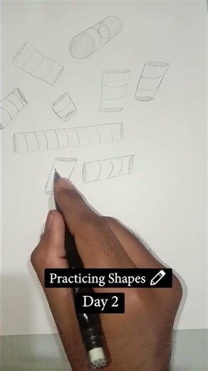 Basic Cylinder Practice | Drawing Daily