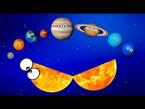 Funny Planets COMPILATION 3 | Funny Planet comparison Game | 8 Planets sizes