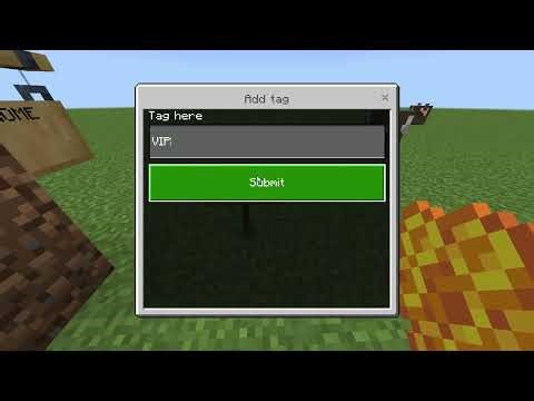 Clickable sign MCPE by JackWorlds