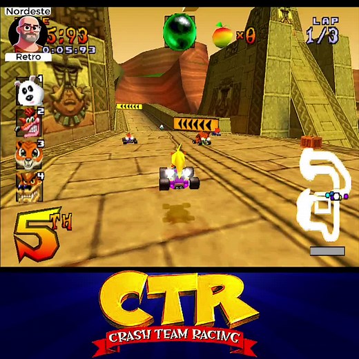 Crash Team Racing - PS1 Retro Gameplay