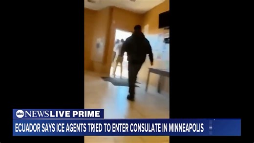 Ecuador’s foreign minister has filed a complaint with the U.S. Embassy after ICE agents attempted to enter the Ecuadorian consulate without permission on Tuesday. | ABC News Live