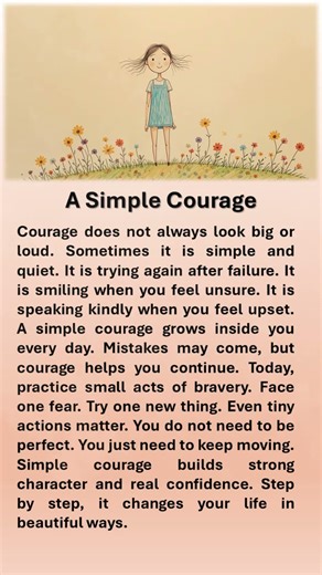 A Simple Courage “Start Today, Speak Confidently Tomorrow!” #affirmations #speakconfidentenglish
