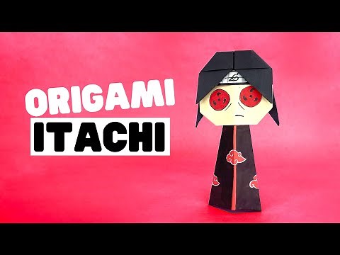 How to make origami ITACHI [origami Naruto]