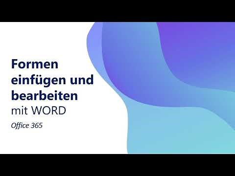 Formen einfügen in Office Word 365