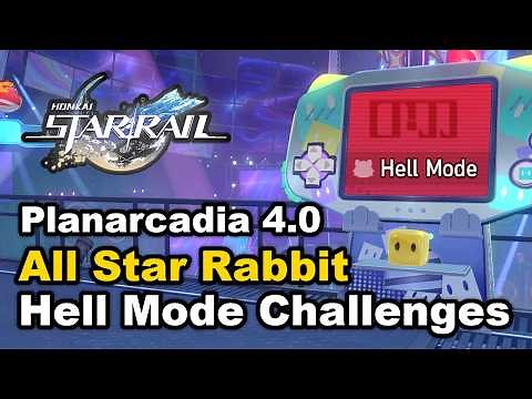 Honkai Star Rail 4.0 - All Star Rabbit "Hell Mode" Challenges (Flawless)